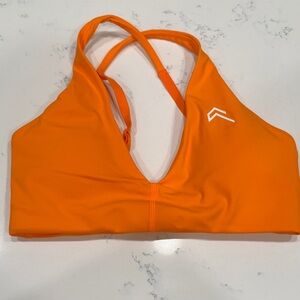 Oner Active Unified Micro Bralette Flame Orange Sports Bra